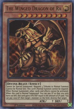 The Winged Dragon of Ra (Ultra Pharaoh's Rare) [KICO-EN065] Ultra Pharaoh's Rare - Trinity Hobby