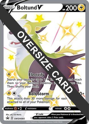 Boltund V (SWSH085) (Jumbo Card) [Sword & Shield: Black Star Promos] - Trinity Hobby
