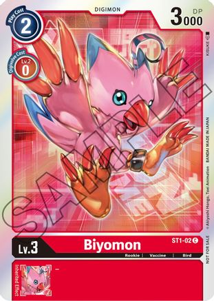 Biyomon [ST1-02] (Event Pack) [Starter Deck: Gaia Red Promos] - Trinity Hobby