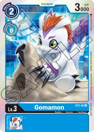 Gomamon [ST2-02] (Event Pack 1) [Starter Deck: Cocytus Blue Promos] - Trinity Hobby