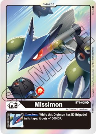 Missimon [BT4-005] (Pack d'événements 1) [Promotions de grandes légendes] 