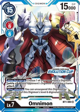 Omnimon [BT1-084] (Evolution Cup) [Release Special Booster Ver.1.0 Promos] - Trinity Hobby