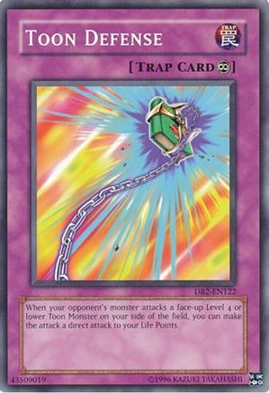 Toon Defense [DB2-EN122] - Dark Beginning 2 Unlimited - Common / Short Print - Trinity Hobby