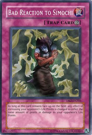 Bad Reaction to Simochi [DB2-EN202] - Dark Beginning 2 Unlimited - Common / Short Print - Trinity Hobby