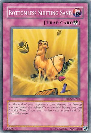 Bottomless Shifting Sand [DB2-EN240] - Dark Beginning 2 Unlimited - Common / Short Print