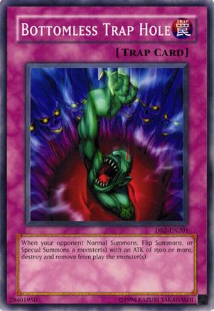 Bottomless Trap Hole [DB2-EN201] - Dark Beginning 2 Unlimited - Common / Short Print - Trinity Hobby
