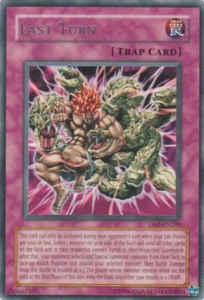 Last Turn [DB2-EN206] Rare - Trinity Hobby