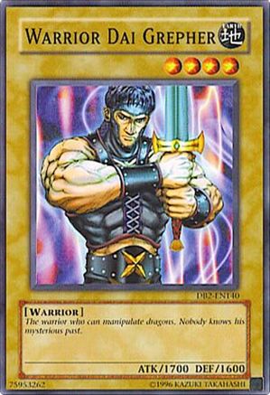 Warrior Dai Grepher [DB2-EN140] - Dark Beginning 2 Unlimited - Common / Short Print - Trinity Hobby