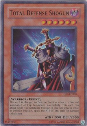 Total Defense Shogun [DB2-EN110] - Dark Beginning 2 Unlimited - Super Rare - Trinity Hobby
