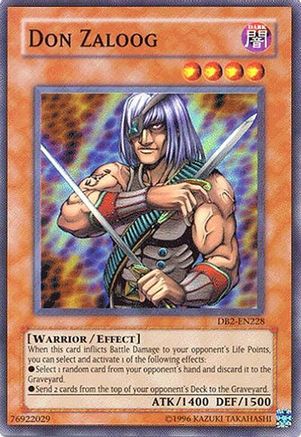 Don Zaloog [DB2-EN228] Super Rare - Trinity Hobby