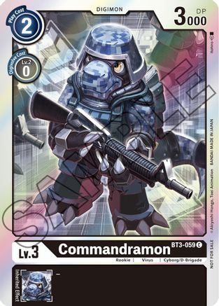 Commandramon [BT3-059] (Event Pack 1) [Release Special Booster Promos] - Trinity Hobby