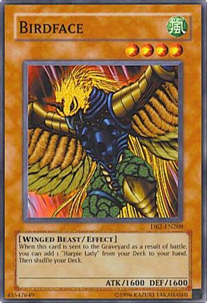 Birdface [DB2-EN208] - Dark Beginning 2 Unlimited - Common / Short Print - Trinity Hobby