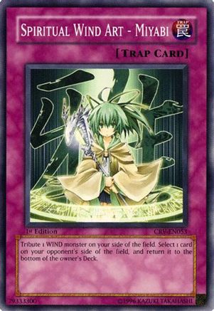 Spiritual Wind Art - Miyabi [CRV-EN053] - Cybernetic Revolution 1st Edition - Common / Short Print - Trinity Hobby