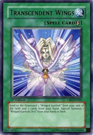 Transcendent Wings [CRV-EN045] - Cybernetic Revolution Unlimited - Rare - Trinity Hobby