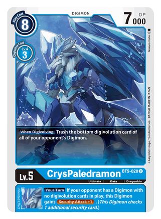 CrysPaledramon [BT5-028] [Battle of Omni] - Trinity Hobby