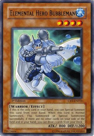 Elemental Hero Bubbleman [CRV-EN014] Rare - Trinity Hobby