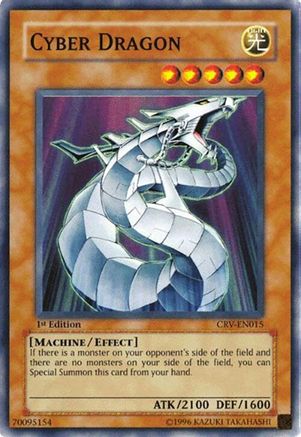 Cyber Dragon [CRV-EN015] - Cybernetic Revolution 1st Edition - Super Rare - Trinity Hobby