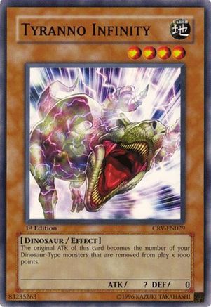 Tyranno Infinity [CRV-EN029] - Cybernetic Revolution 1st Edition - Common / Short Print - Trinity Hobby