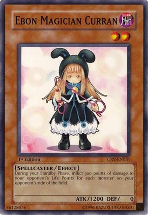 Ebon Magician Curran [CRV-EN031] - Cybernetic Revolution Unlimited - Common / Short Print - Trinity Hobby