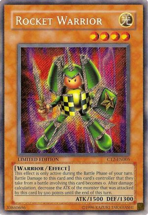 Rocket Warrior [CT2-EN005] Secret Rare - Trinity Hobby