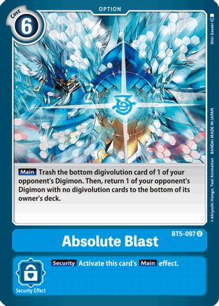 Absolute Blast [BT5-097] [Battle of Omni] - Trinity Hobby