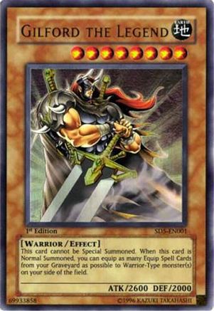 Gilford the Legend [SD5-EN001] - Structure Deck: Warrior's Triumph 1st Edition - Ultra Rare - Trinity Hobby