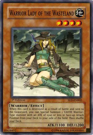 Warrior Lady of the Wasteland [SD5-EN002] Common - Trinity Hobby