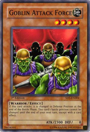 Goblin Attack Force [SD5-EN004] - Structure Deck: Warrior's Triumph 1st Edition - Common / Short Print - Trinity Hobby