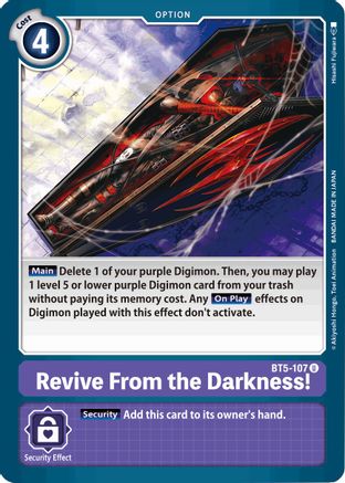 Revive From the Darkness! [BT5-107] [Battle of Omni] - Trinity Hobby