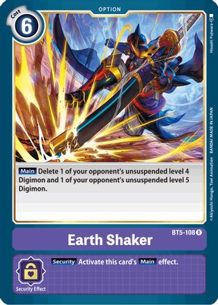 Earth Shaker [BT5-108] [Battle of Omni] - Trinity Hobby