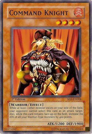 Command Knight [SD5-EN008] - Structure Deck: Warrior's Triumph 1st Edition - Common / Short Print - Trinity Hobby