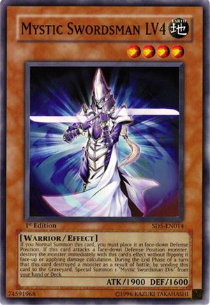 Mystic Swordsman LV4 [SD5-EN014] - Structure Deck: Warrior's Triumph 1st Edition - Common / Short Print