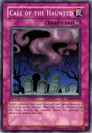 Call Of The Haunted [SD5-EN033] - Structure Deck: Warrior's Triumph 1st Edition - Common / Short Print - Trinity Hobby