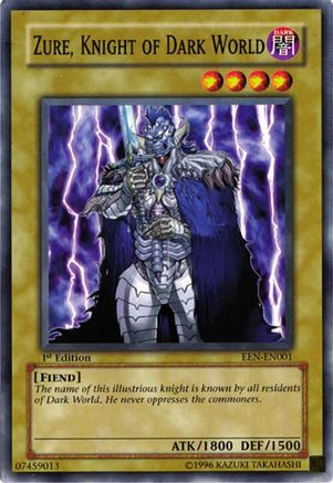 Zure, Knight of Dark World [EEN-EN001] - Elemental Energy 1st Edition - Common / Short Print - Trinity Hobby