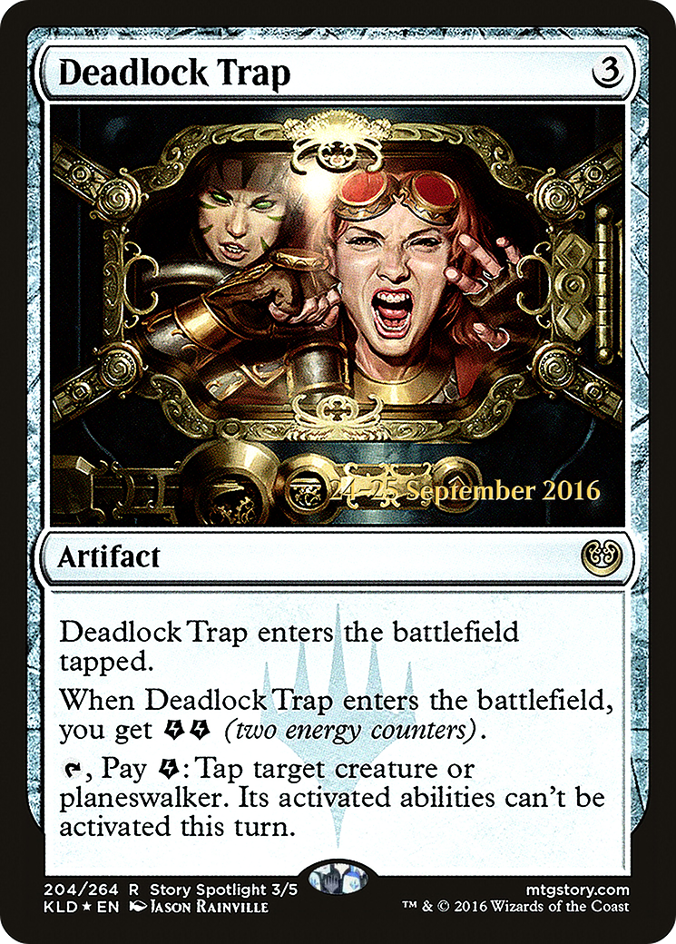Deadlock Trap [Kaladesh Prerelease Promos] - Trinity Hobby