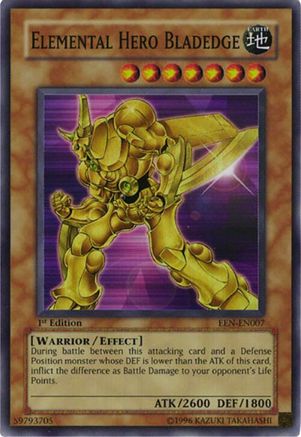 Elemental Hero Bladedge [EEN-EN007] Super Rare - Trinity Hobby