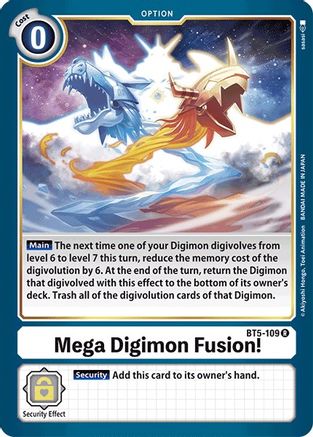 Mega Digimon Fusion! [BT5-109] [Battle of Omni] - Trinity Hobby