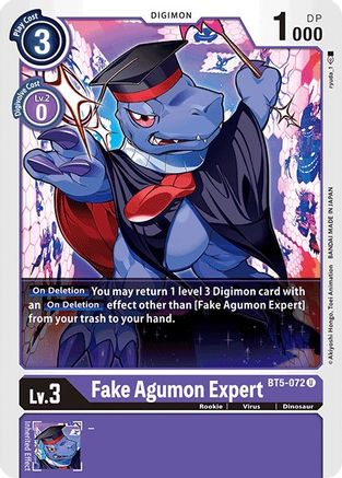 Fake Agumon Expert [BT5-072] [Battle of Omni] - Trinity Hobby