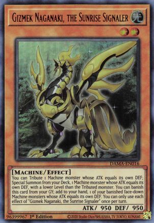 Gizmek Naganaki, the Sunrise Signaler [DAMA-EN016] Ultra Rare - Trinity Hobby