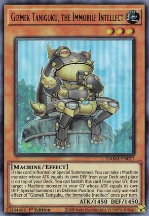 Gizmek Taniguku, the Immobile Intellect [DAMA-EN017] Ultra Rare - Trinity Hobby