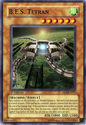 B.E.S. Tetran [EEN-EN017] - Elemental Energy Unlimited - Super Rare
