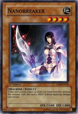 Nanobreaker [EEN-EN018] - Elemental Energy 1st Edition - Common / Short Print