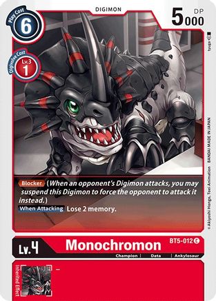 Monochromon [BT5-012] [Battle of Omni] - Trinity Hobby