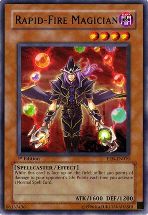 Rapid-Fire Magician [EEN-EN019] - Elemental Energy 1st Edition - Rare - Trinity Hobby