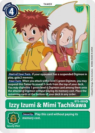 Izzy Izumi et Mimi Tachikawa [BT5-089] [Bataille d'Omni] 