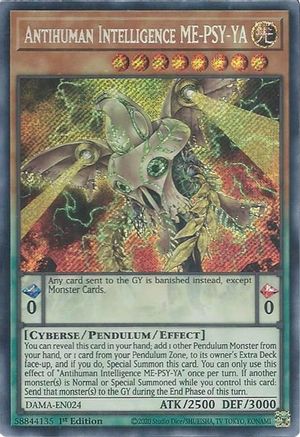 Antihuman Intelligence ME-PSY-YA [DAMA-EN024] Secret Rare - Trinity Hobby