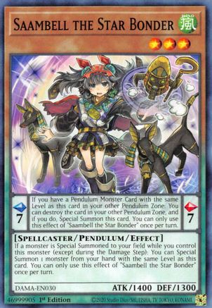 Saambell the Star Bonder [DAMA-EN030] Common - Trinity Hobby