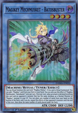 Magikey Mechmusket - Batosbuster [DAMA-EN032] Super Rare - Trinity Hobby