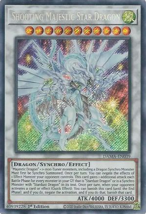 Shooting Majestic Star Dragon [DAMA-EN039] Secret Rare - Trinity Hobby