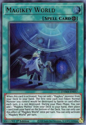 Magikey World [DAMA-EN057] Ultra Rare - Trinity Hobby